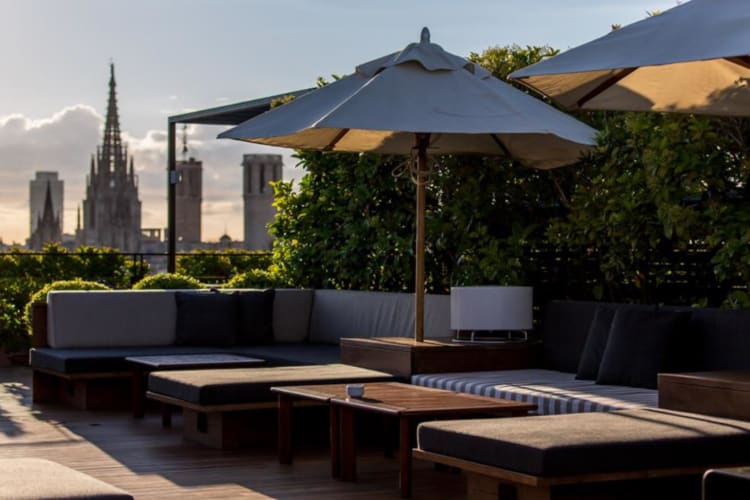 Rooftop seating